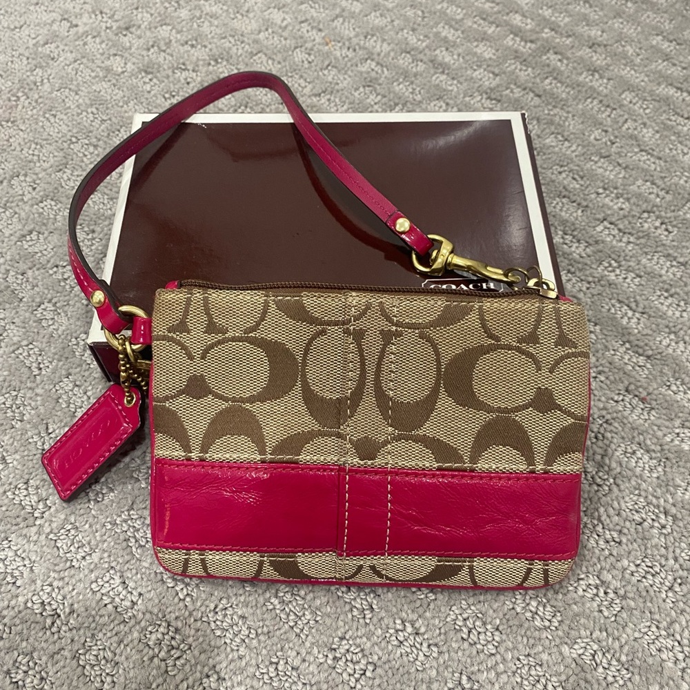💕Coach Card Case ID Wristlet Wallet💕
